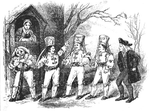 Illustration of Mummers from W.Sandys (1852)